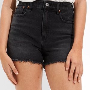 American Eagle Black Denim Shorts